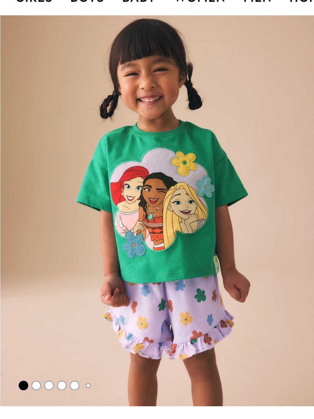 Disney Princess Matching Set 3T-4T
